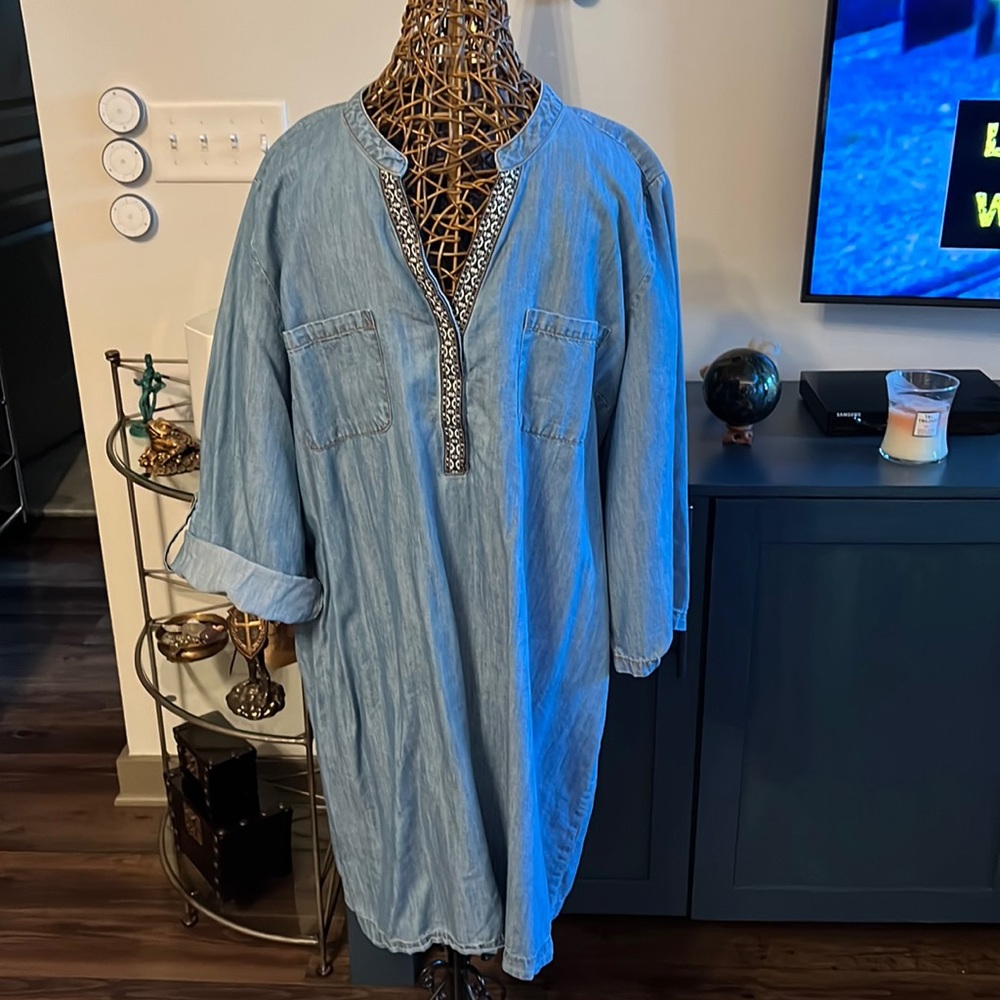 Denim dress